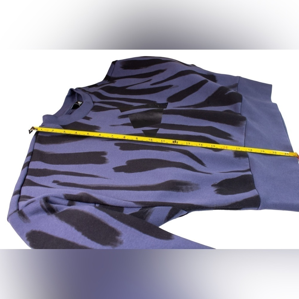 Adidas Animal Print Loungewear Soft Cotton-Blend Sweatshirt Size Small - Picture 5 of 10